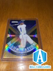 2021 Panini Prizm Kyle Lewis Gold illumination /100 ULTRA RARE